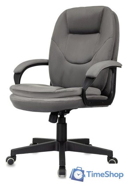 Офисное кресло Бюрократ CH-668 (темно-серый Holland 18) - Изображение №6 — Интернет-магазин Time-Shop