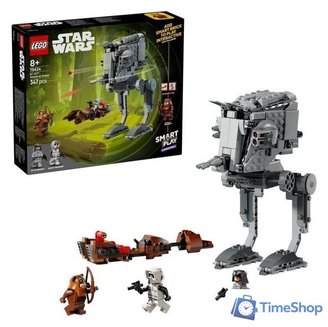 Конструктор LEGO Star Wars 75424 Smart Play Атака AT-ST на Эндор - Изображение №1 — Интернет-магазин Time-Shop