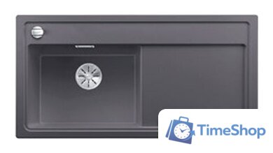 Кухонная мойка Blanco Zenar XL 6 S-F (темная скала, левая, с клапаном-автоматом) - Изображение №1 — Интернет-магазин Time-Shop