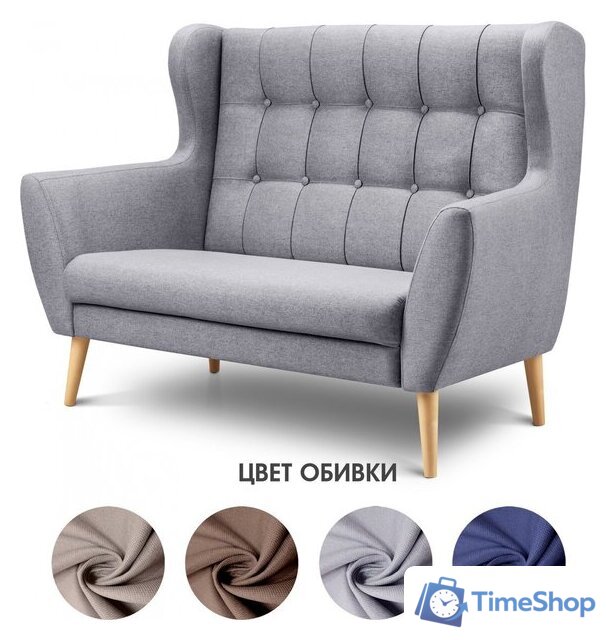 Диван Mio Tesoro Фиджи (Madagaskar 06/натуральное дерево) - Изображение №3 — Интернет-магазин Time-Shop