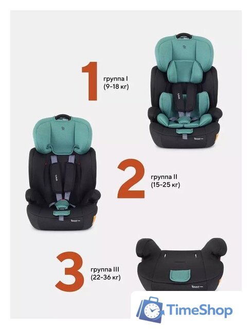 Детское автокресло Rant Basic Spark ZY10 (мятный) - Изображение №13 — Интернет-магазин Time-Shop