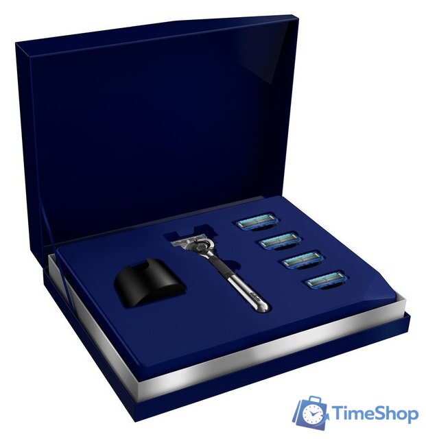 Подарочный набор Gillette Fusion Proglide 5 сменных кассет + подставка - Изображение №7 — Интернет-магазин Time-Shop