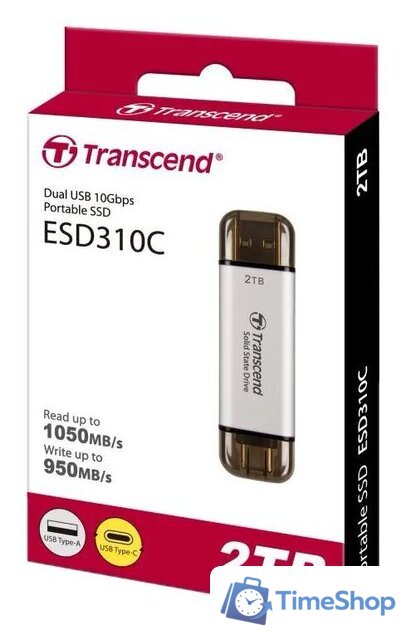 Внешний накопитель Transcend ESD310 2TB TS2TESD310S - Изображение №2 — Интернет-магазин Time-Shop