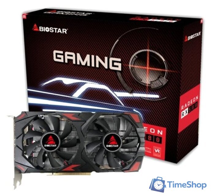 Видеокарта BIOSTAR Radeon RX 580 2048SP 8GB GDDR5 VA5815RQ82 - Изображение №1 — Интернет-магазин Time-Shop