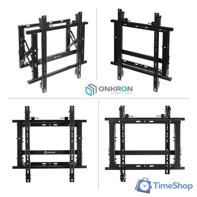 Кронштейн для информационной панели Onkron PRO7G (черный) - Изображение №2 — Интернет-магазин Time-Shop