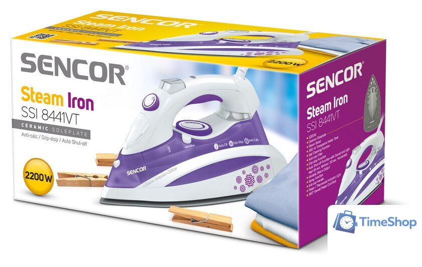 Утюг Sencor SSI 8441VT - Изображение №2 — Интернет-магазин Time-Shop