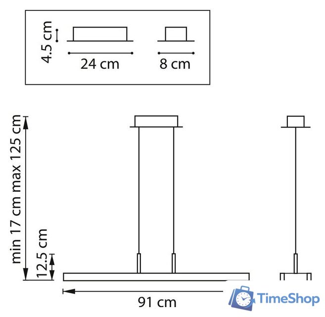 Припотолочная люстра Lightstar Lodi 723517 - Изображение №6 — Интернет-магазин Time-Shop