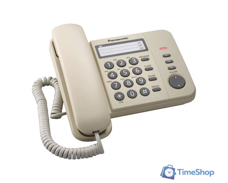 Проводной телефон Panasonic KX-TS2352RUB (черный) - Изображение №6 — Интернет-магазин Time-Shop
