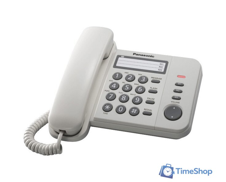 Проводной телефон Panasonic KX-TS2352RUB (черный) - Изображение №7 — Интернет-магазин Time-Shop
