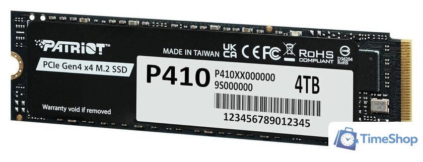 SSD Patriot P410 4TB P410P4TBM28H - Изображение №3 — Интернет-магазин Time-Shop