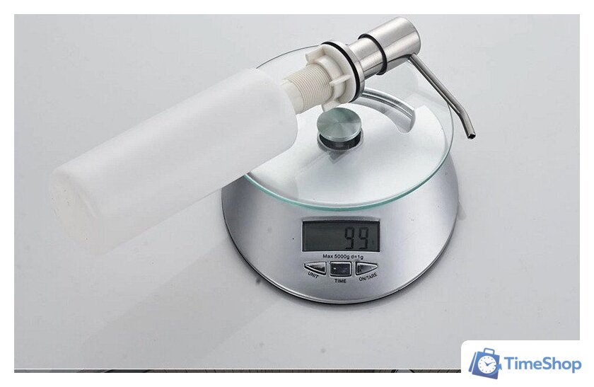 Кухонная мойка БелЭворс Styl L + смеситель W74004-9 + дозатор L405-1 (серый/сатин) - Изображение №7 — Интернет-магазин Time-Shop