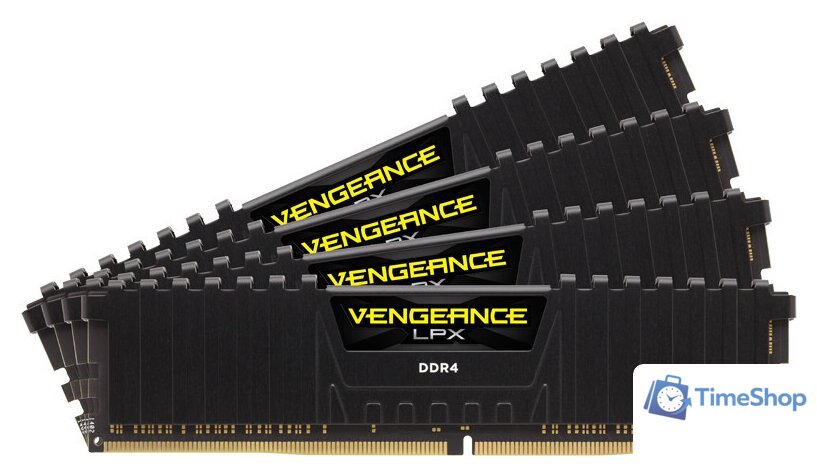 Оперативная память Corsair Vengeance LPX Black 2x8GB DDR4 PC4-21300 [CMK16GX4M2A2666C16] - Изображение №5 — Интернет-магазин Time-Shop