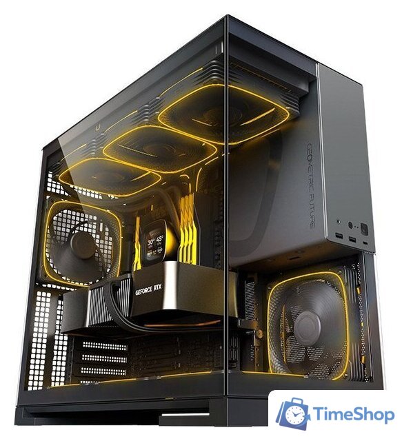 Корпус Geometric Future Model 5 5FAN (черный/серый) - Изображение №1 — Интернет-магазин Time-Shop