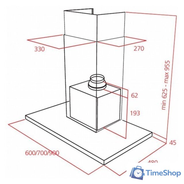 Кухонная вытяжка TEKA DLH 786 T - Изображение №2 — Интернет-магазин Time-Shop