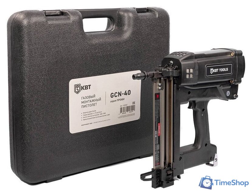 Гвоздезабиватель КВТ GCN-40 (с 2-мя АКБ, кейс) - Изображение №2 — Интернет-магазин Time-Shop