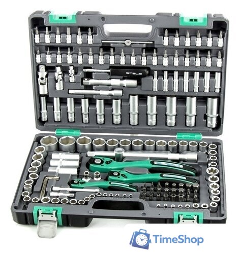 Универсальный набор инструментов Stels 14114 (151 предмет) - Изображение №3 — Интернет-магазин Time-Shop