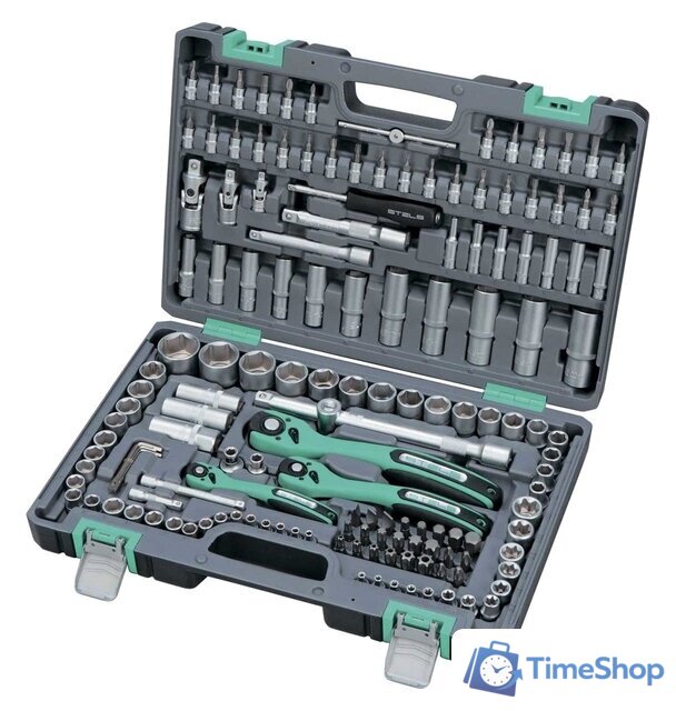 Универсальный набор инструментов Stels 14114 (151 предмет) - Изображение №1 — Интернет-магазин Time-Shop