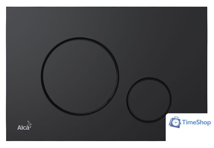 Панель смыва Alcaplast M678 (черный матовый) - Изображение №1 — Интернет-магазин Time-Shop