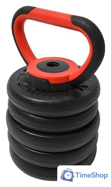 Набор гантелей с соединительным грифом  TREX Sport 6 в 1 15 кг - Изображение №6 — Интернет-магазин Time-Shop