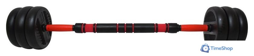 Набор гантелей с соединительным грифом  TREX Sport 6 в 1 15 кг - Изображение №2 — Интернет-магазин Time-Shop