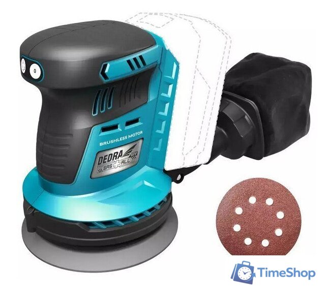Эксцентриковая шлифмашина Dedra DED7062 (без АКБ) - Изображение №1 — Интернет-магазин Time-Shop