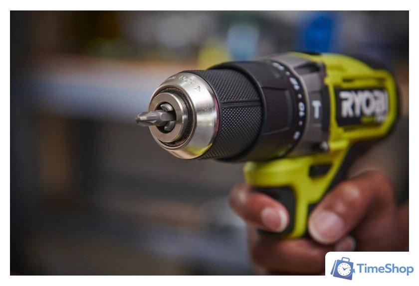 Ударная дрель-шуруповерт Ryobi RPD18C1-242S 5133006524 (с 2-мя АКБ, сумка) - Изображение №5 — Интернет-магазин Time-Shop