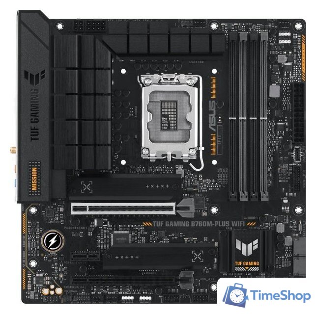 Материнская плата ASUS TUF Gaming B760M-Plus WIFI - Изображение №1 — Интернет-магазин Time-Shop