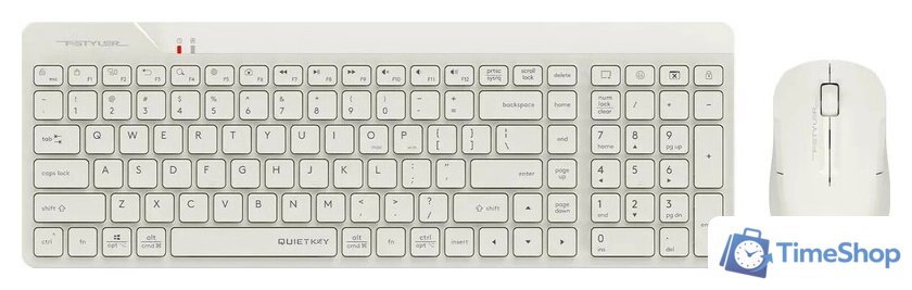 Офисный набор A4Tech Fstyler FG2300 Air (бежевый) - Изображение №1 — Интернет-магазин Time-Shop