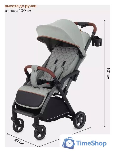 Коляска прогулочная «книга» Rant MOWbaby Atom MB200 (green) - Изображение №20 — Интернет-магазин Time-Shop