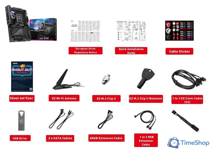 Материнская плата MSI MPG Z890 Carbon WiFi - Изображение №2 — Интернет-магазин Time-Shop