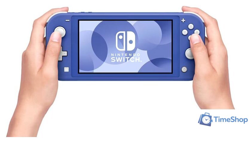 Игровая приставка Nintendo Switch Lite (синий + Animal Crossing: New Horizons) - Изображение №4 — Интернет-магазин Time-Shop