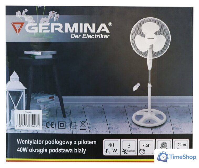 Вентилятор Germina GW-0061 - Изображение №5 — Интернет-магазин Time-Shop