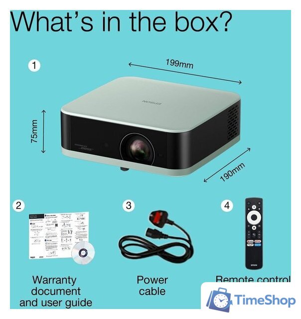 Проектор Epson EF-61G - Изображение №2 — Интернет-магазин Time-Shop