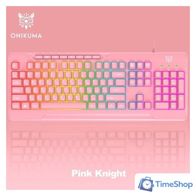 Клавиатура Onikuma Onikuma G32 Pink Knight - Изображение №6 — Интернет-магазин Time-Shop