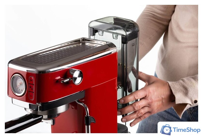 Рожковая кофеварка Ariete Espresso Slim Moderna 1381/33 - Изображение №3 — Интернет-магазин Time-Shop