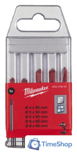 Набор сверл Milwaukee 4932479948 - Изображение №1 — Интернет-магазин Time-Shop