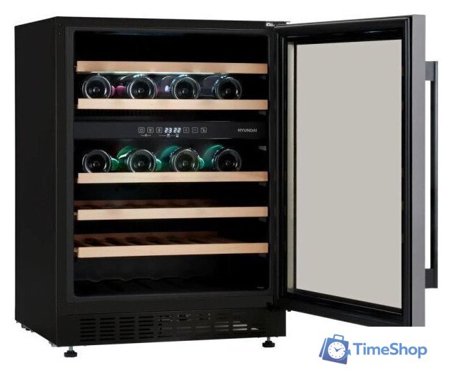 Винный шкаф Hyundai HBWC 0861 DU - Изображение №7 — Интернет-магазин Time-Shop