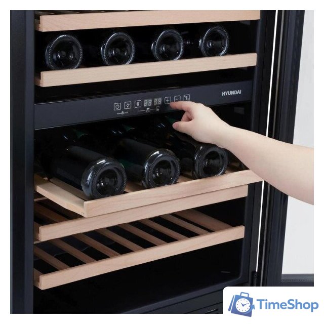 Винный шкаф Hyundai HBWC 0861 DU - Изображение №8 — Интернет-магазин Time-Shop