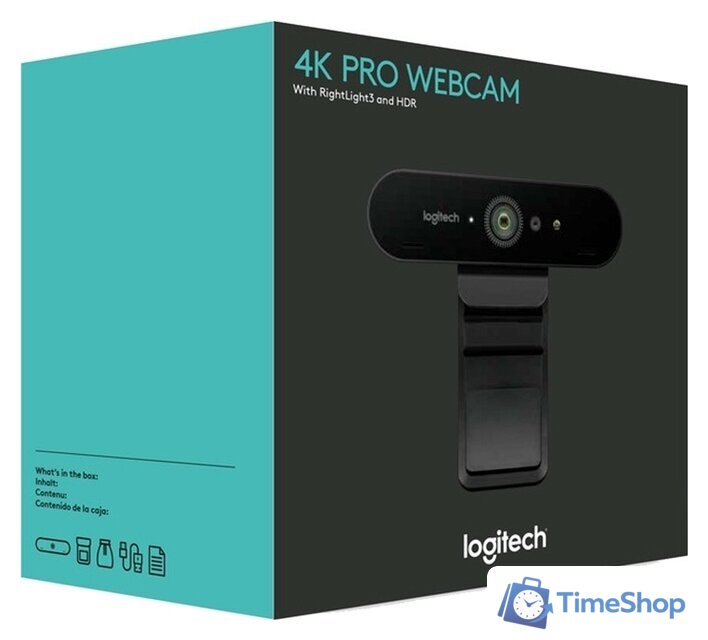 Веб-камера для видеоконференций Logitech Brio Stream - Изображение №6 — Интернет-магазин Time-Shop