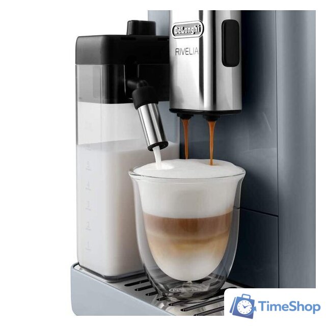 Кофемашина DeLonghi Rivelia EXAM440.55.G - Изображение №4 — Интернет-магазин Time-Shop