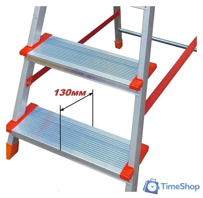 Лестница-стремянка TARKO 114108 (8 ступеней) - Изображение №2 — Интернет-магазин Time-Shop