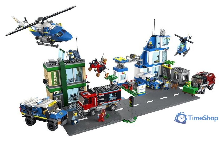 Конструктор LEGO City 60316 Полицейский участок - Изображение №19 — Интернет-магазин Time-Shop