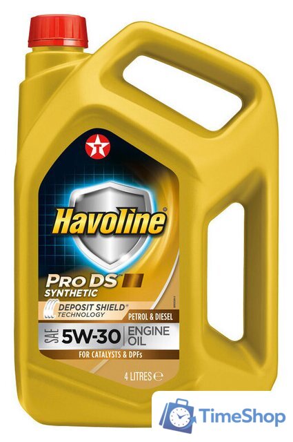 Моторное масло Texaco Havoline ProDS RN 5W-30 4л - Изображение №1 — Интернет-магазин Time-Shop