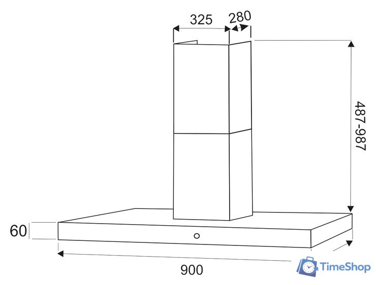 Кухонная вытяжка Exiteq Ex-1069 - Изображение №4 — Интернет-магазин Time-Shop