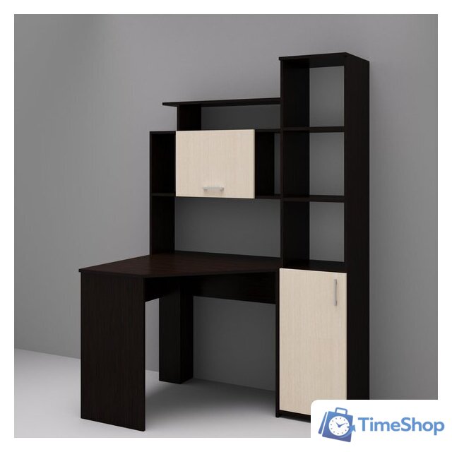 Стол Памир ПКС-8 угловой (венге/дуб белфорт) - Изображение №3 — Интернет-магазин Time-Shop