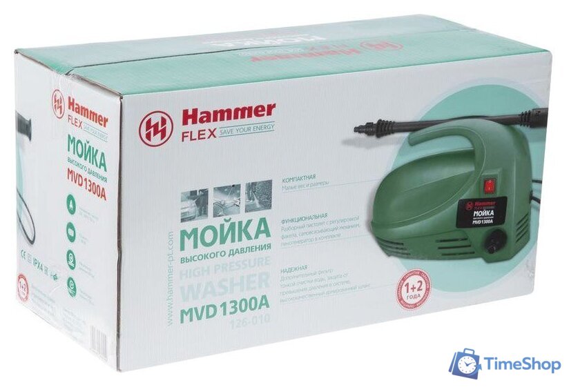 Мойка высокого давления Hammer MVD1300A - Изображение №11 — Интернет-магазин Time-Shop