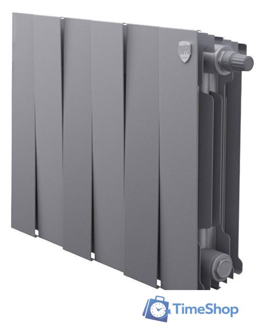Биметаллический радиатор Royal Thermo PianoForte 300 VDR Silver Satin (6 секций) - Изображение №1 — Интернет-магазин Time-Shop