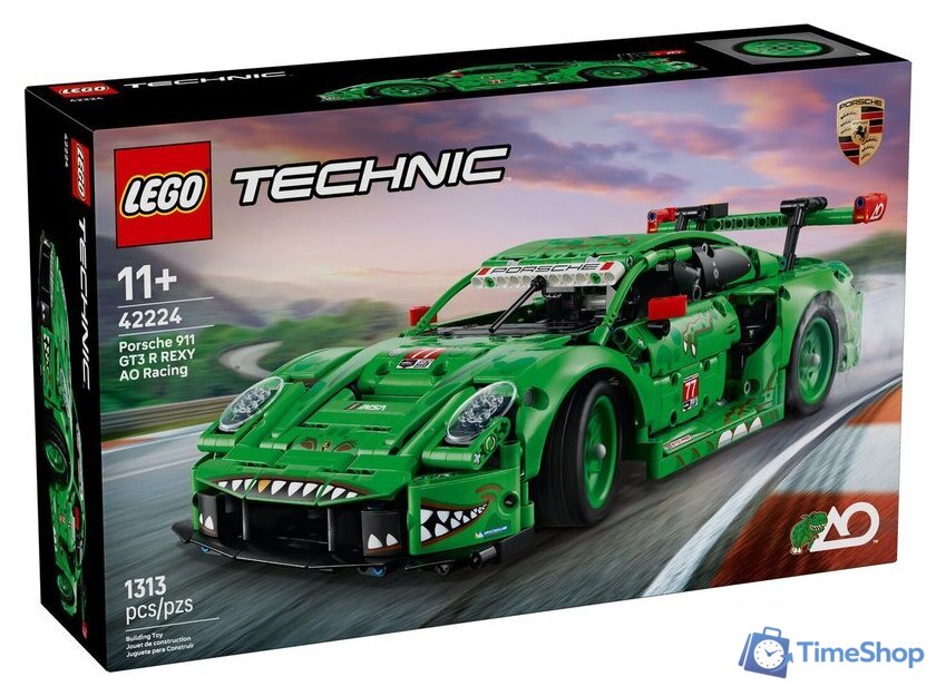 Конструктор LEGO Technic 42224 Porsche 911 GT3 R REXY AO - Изображение №1 — Интернет-магазин Time-Shop
