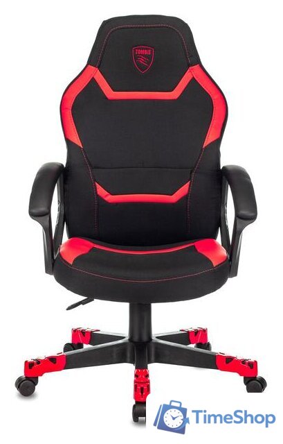 Игровое (геймерское) кресло Zombie 10 (черный/красный) - Изображение №2 — Интернет-магазин Time-Shop
