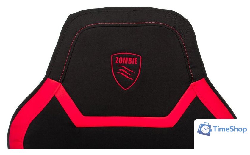 Игровое (геймерское) кресло Zombie 10 (черный/красный) - Изображение №5 — Интернет-магазин Time-Shop